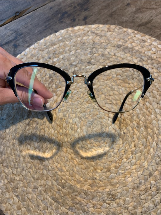 Timeless Miu Miu Black and Gold Eyeglass Frames VMU 530 main image 5